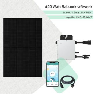 400-Watt-Balkonkraftwerk-440WP-JA-Solar-bifaziale-N-Typ-Module