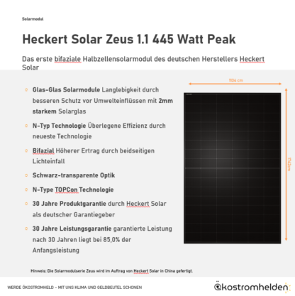 Heckert Solar Zeus 1.1 445 Wp